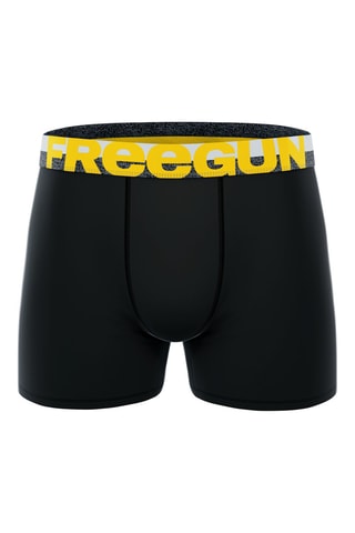 3 boxers garçon Dynamique - Noir