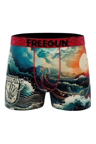 4 boxers Vibrant - Violet, rose et rouge