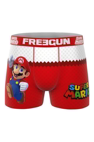 3 boxers Super Mario - Jaune, rouge et blanc
