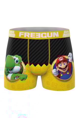 3 boxers Super Mario - Jaune, rouge et blanc