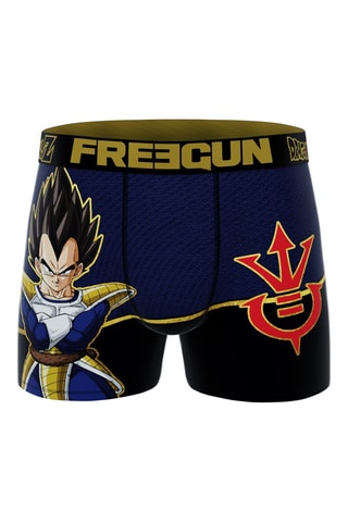 3 boxers Dragon Ball Z - Orange, noir et bleu marine
