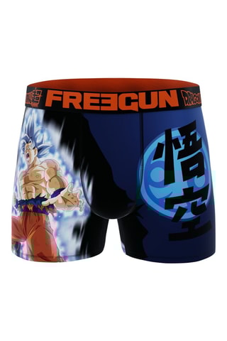 3 boxers San Goku Dragon Ball Super - Bleu marine, violet et orange