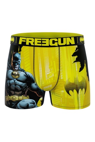 3 boxers Batman La Ligue des Justiciers DC Comics - Jaune, rouge et bleu cobalt