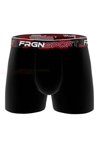 4 boxers Dynamic Tom - Noir, bleu électrique et rouge