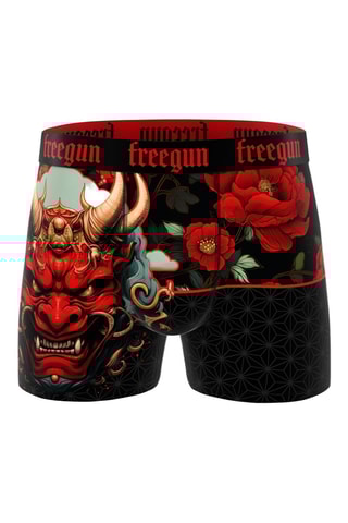 4 boxers Rock Da Summer - Rouge et noir