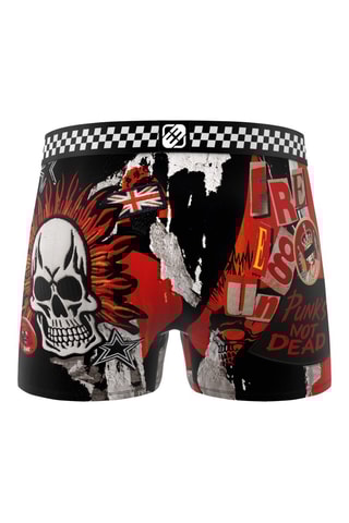 4 boxers Rock Da Summer - Rouge et noir