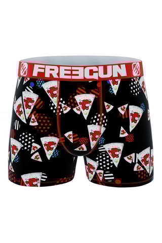 5 boxers La Vache qui rit - Rouge et bleu foncé