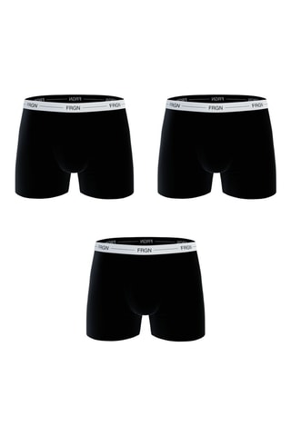 3 boxers - Noir