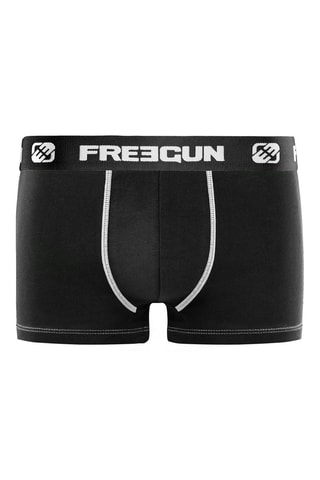 6 boxers P1 - Rouge, noir et gris