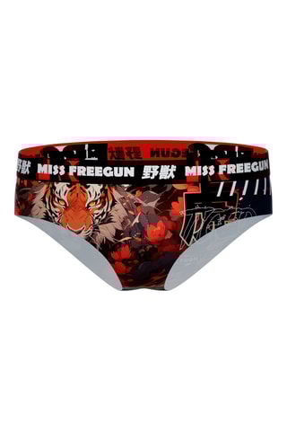 2 culottes Freegun Panther Tiger - Rouge et noir