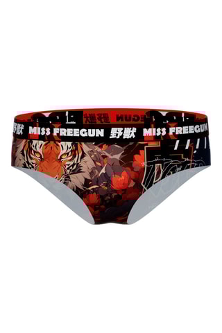 2 culottes Freegun Panther Tiger - Rouge et noir