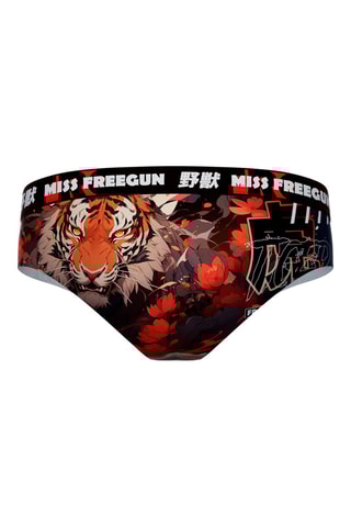 2 culottes Freegun Panther Tiger - Rouge et noir