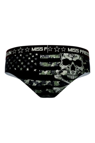 3 culottes Freegun Camo - Noir et vert