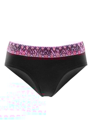 3 culottes Ethnik - Noir, rose et violet