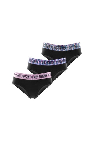 3 culottes Ethnik - Noir