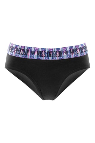 5 culottes Ethnik - Noir