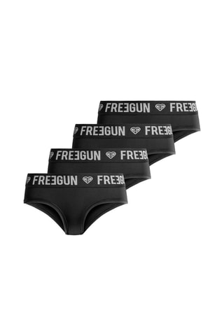 4 culottes Street Art Uni - Noir