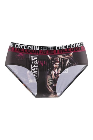 5 culottes Fantasy - Violet et rouge