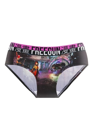 5 culottes Fantasy - Violet et rouge