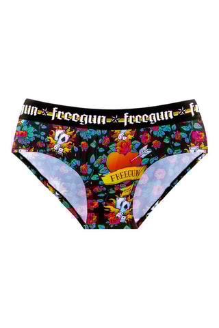 3 culottes Hardy Tatoo - Rose et jaune