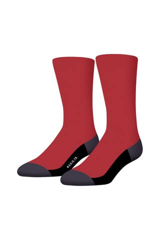 4 paires de chaussettes Luffy One Piece - Rouge et noir