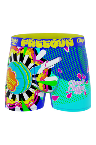 4 boxers - Bleu et jaune