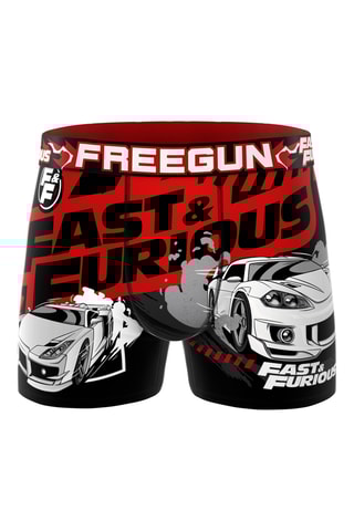 4 boxers Fast & Furious - Noir