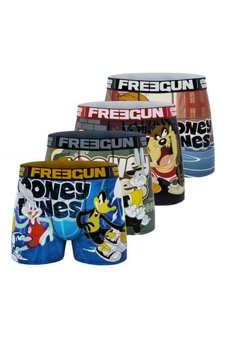4 boxers Looney Tunes - Bleu