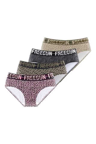 4 slips - Beige et noir