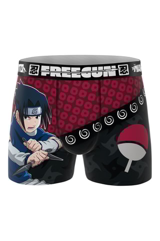 3 boxers Naruto Shippuden - Orange et rouge