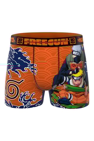 3 boxers Naruto Shippuden - Orange et rouge