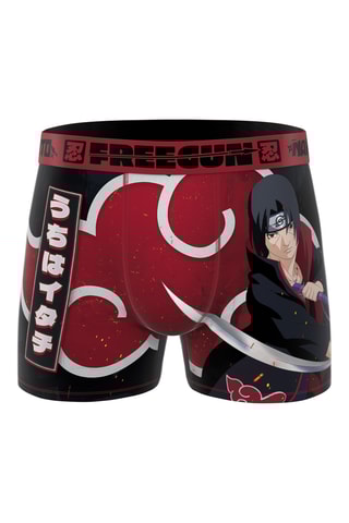 4 boxers Naruto Shippuden - Rouge et noir