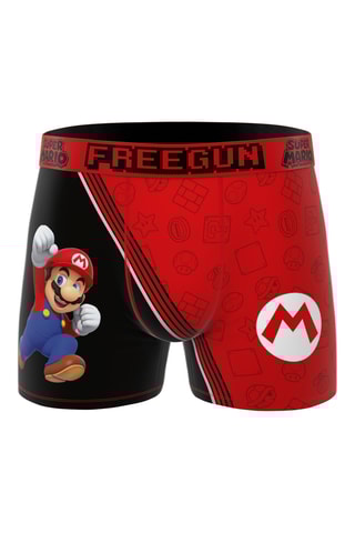 3 boxers Super Mario - Rouge