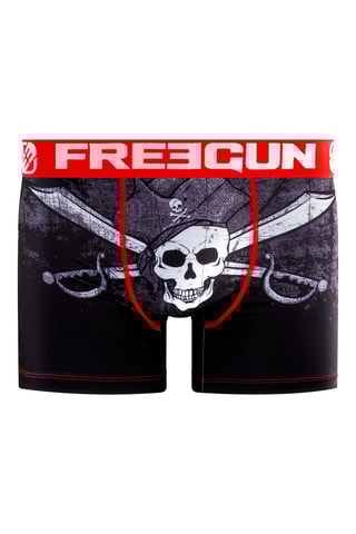 5 boxers - Rouge et bleu