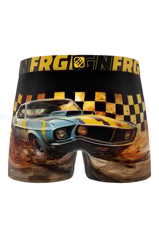 3 boxers Cars Racing - Noir et beige