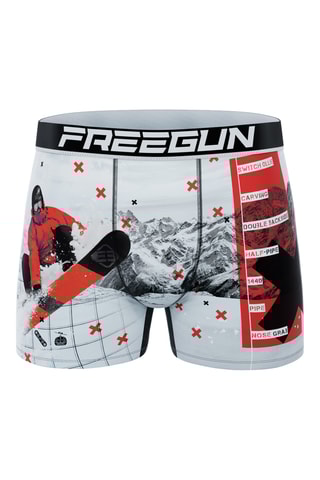 4 boxers Extremes Sports - Noir et rouge