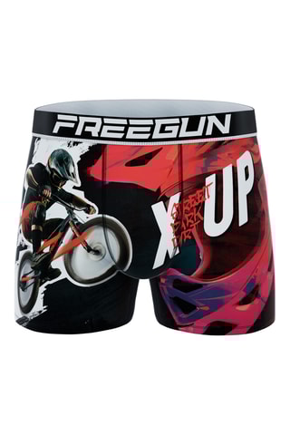 4 boxers Extremes Sports - Noir et rouge