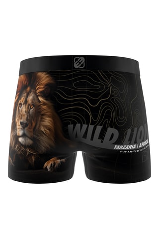 4 boxers Wild Life - Noir