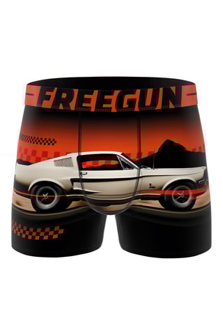 5 boxers Cars Racing - Rouge et noir