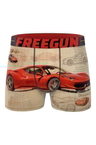 5 boxers Cars Racing - Rouge et noir