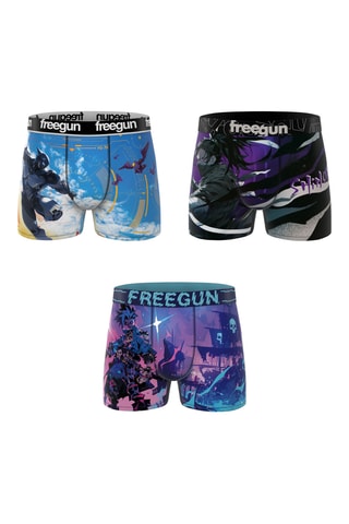 3 boxers Heroes - Turquoise