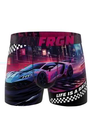 5 boxers Cars Racing - Rouge et violet