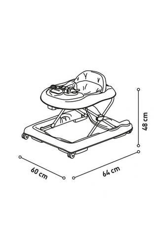 Trotteur - De 6 à 36 mois - Jusqu’à 15 kg