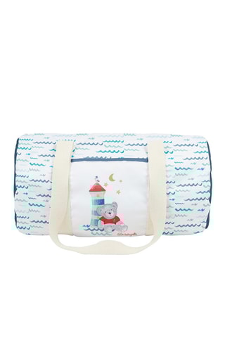 Sac de voyage Lulu Apolo - Bleu et blanc