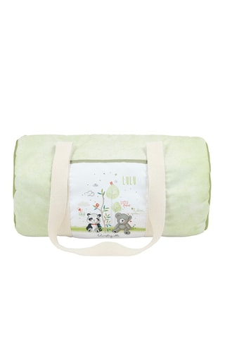 Sac tube Kimbo et Lulu - Blanc et vert