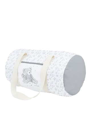 Sac tube Carina Lulu - Blanc et gris