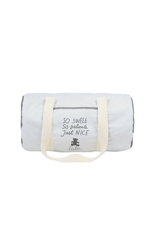 Sac tube Sweet et Nice - Blanc et gris