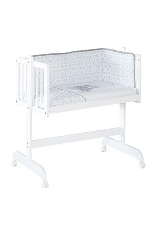 Berceau cododo en bois et linge de lit Carina Lulu - Jusqu'à 10 mois