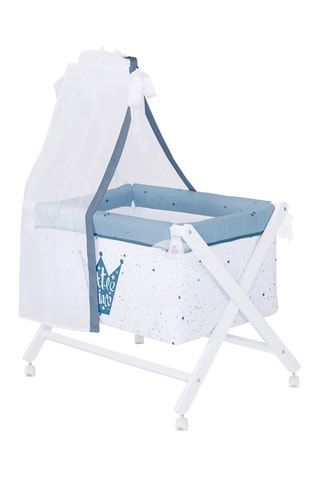 Berceau en bois, ciel de lit et linge de lit Lulu Apolo - Jusqu'à 10 mois