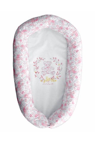 Réducteur de lit Poétik lulu - Rose et gris - Jusqu'à 8 mois